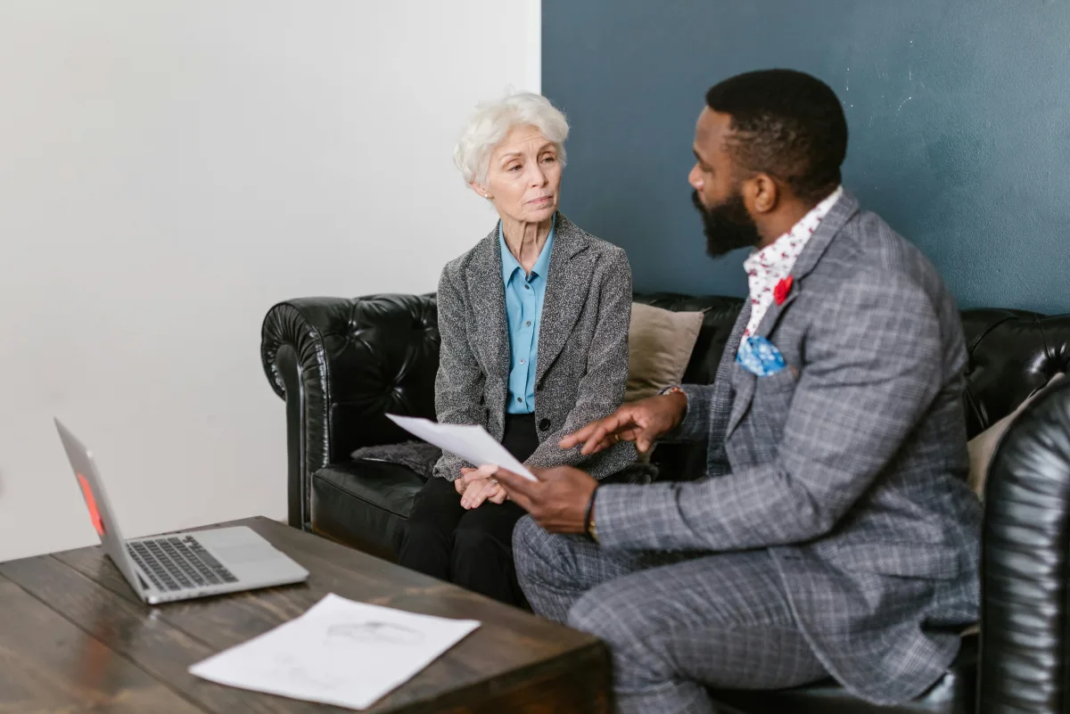 NYC matchmaker meeting with a client — professional, confidential guidance for singles seeking meaningful relationships in New York